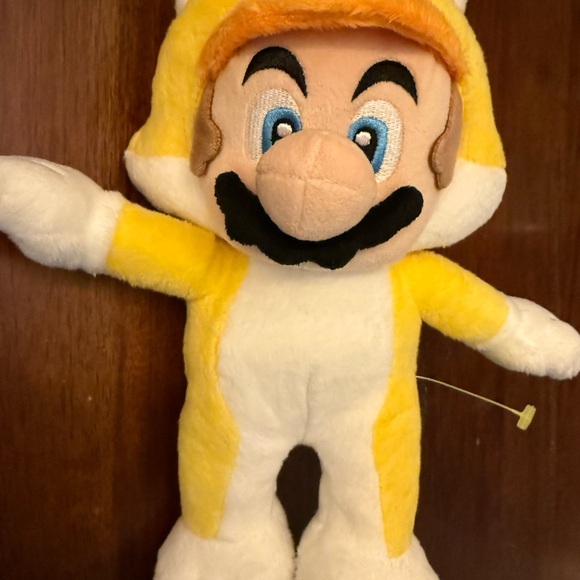 Super Mario Bros Other - Yellow & White Plush Character Stuffed Toy - Kids Plush Figure